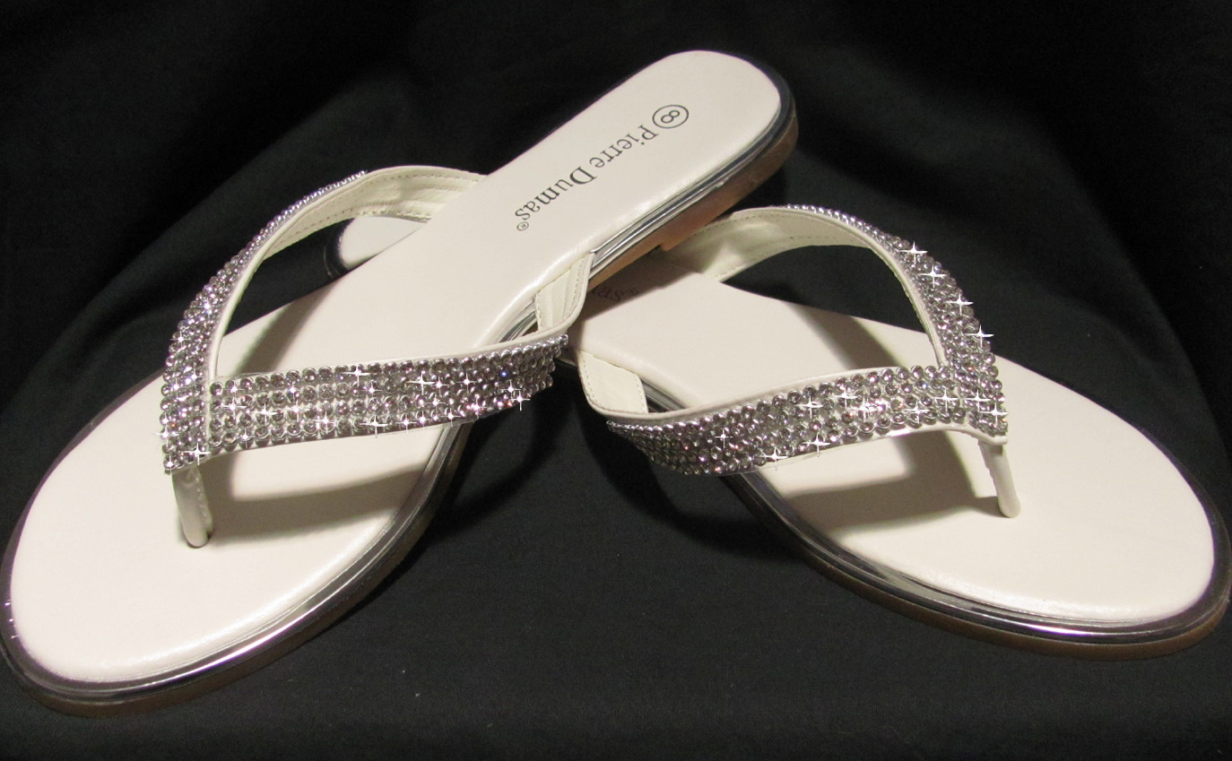 wedding shoes flip flops