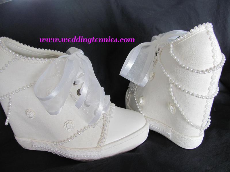 bling tennis shoes for wedding