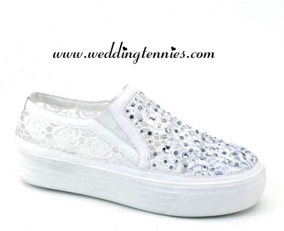 bling tennis shoes for wedding