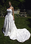Used Wedding Dress with embroidery and sequins.  Was $4000