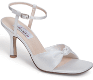 Comfortable Dyeable Satin Bridal Sandals  for weddings