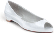 Dyeable Satin Bridal Low Heel for weddings