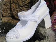 Lacy Comfortable Canvas Wedding Shoes